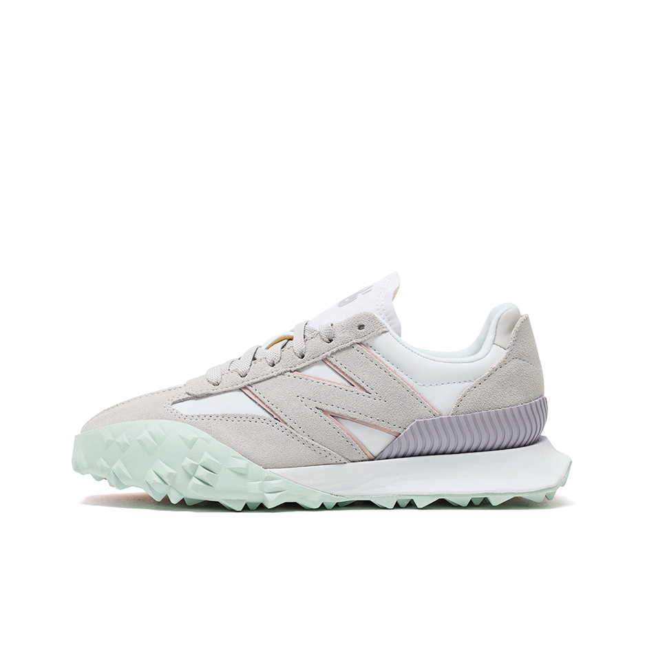 推荐商品：New Balance XC-72 织物 潮流复古 百搭拼接 舒适透气 减震 防滑耐磨 运动休闲鞋 绿色/米色/紫色