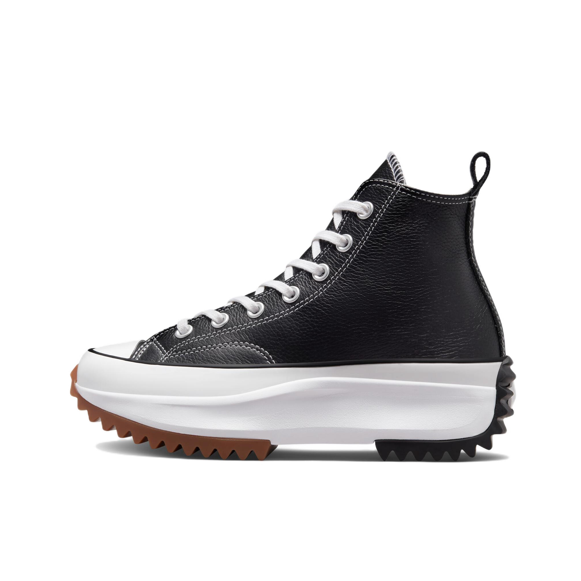 推荐商品：Converse/匡威 Run Star Hike 厚底 防滑 松糕鞋 增高鞋 运动休闲鞋 皮面/黑色/白色