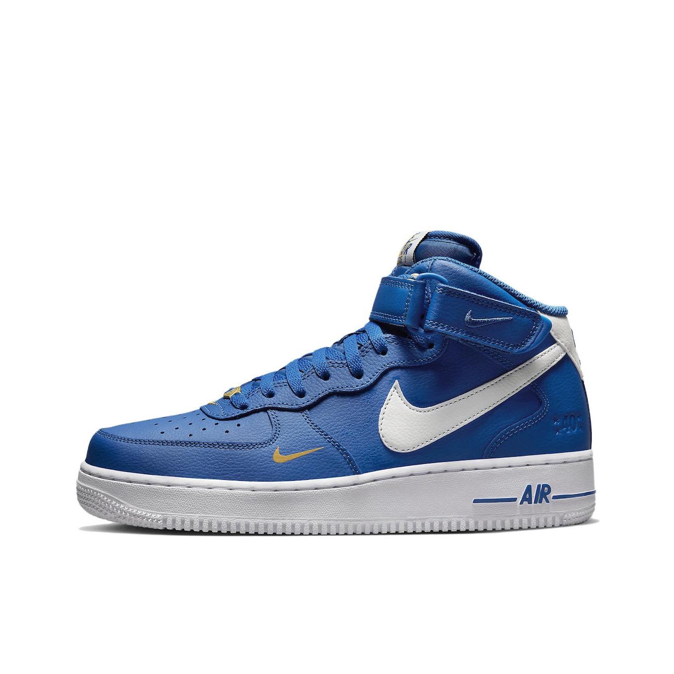 推荐商品：Nike Air Force 1 空军一号 板鞋 轻便舒适百搭耐磨防滑复古 Blue Jay 中帮/40周年限定/宝蓝/白色