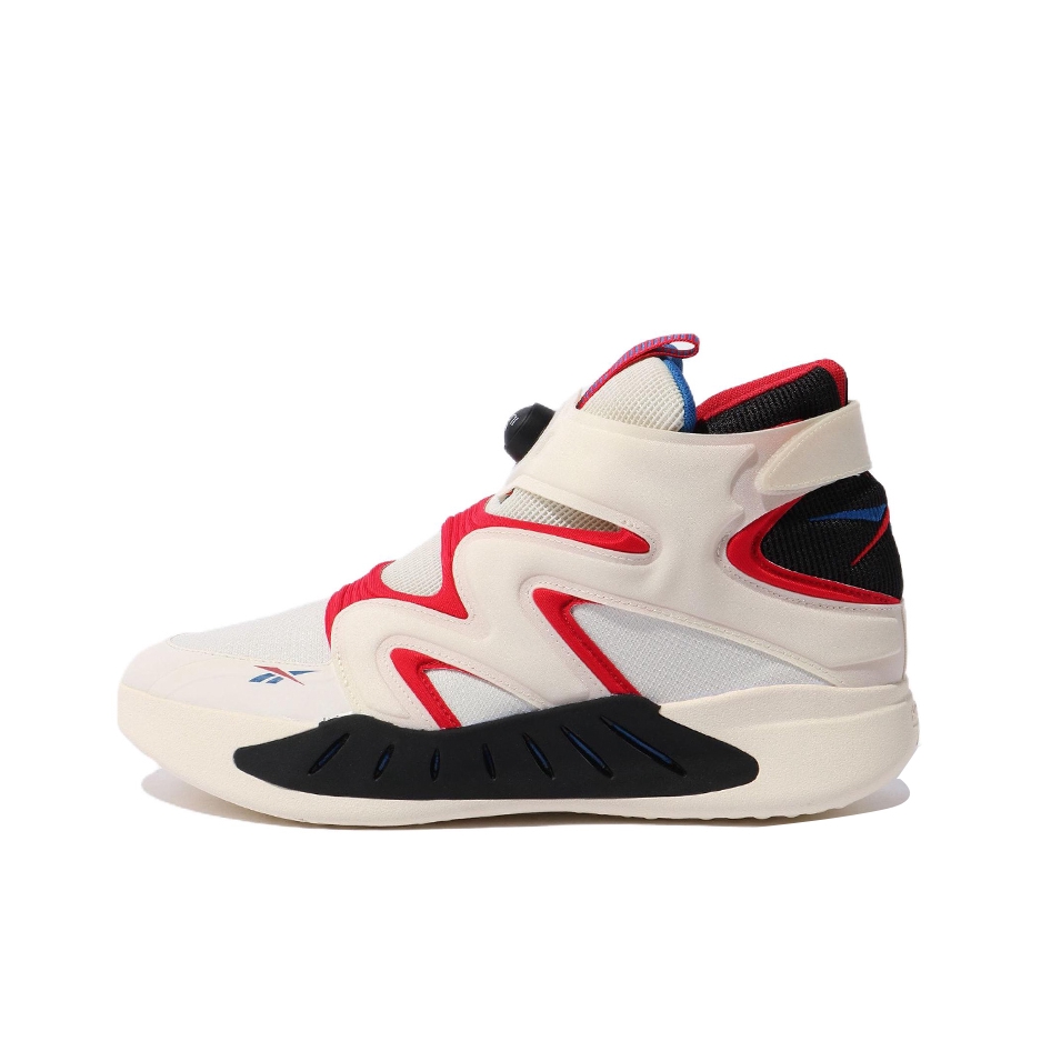 推荐商品：Reebok/锐步 Instapump Fury Zone 减震回弹 织物 一脚蹬 防滑耐磨 复古 篮球鞋 白色/黑色