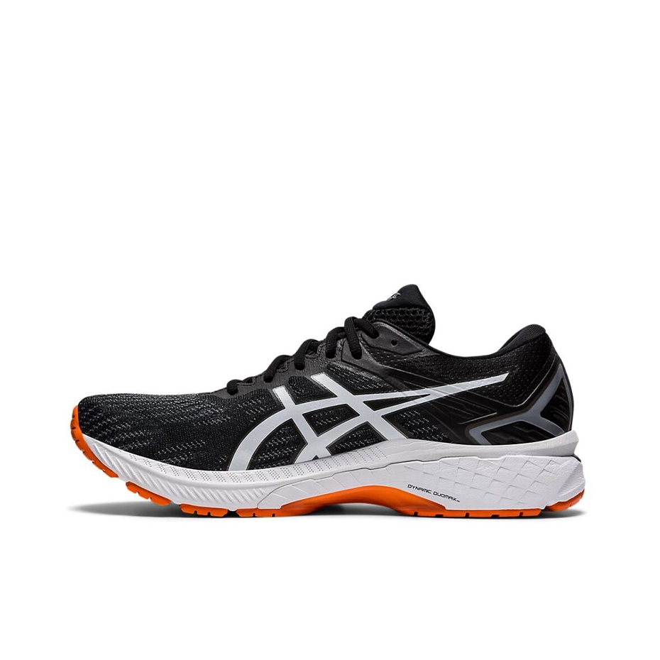 推荐商品：Asics/亚瑟士 GT-2000 9 跑鞋 稳定支撑减震防滑耐磨轻便透气时尚运动 4E/黑色/橙色