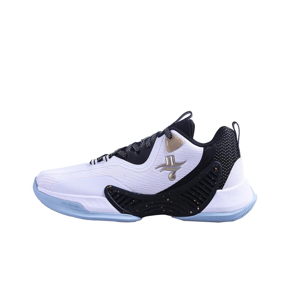 推荐商品：特步 林风暴系列 防滑 实战 篮球鞋 978419120016 白色/黑色