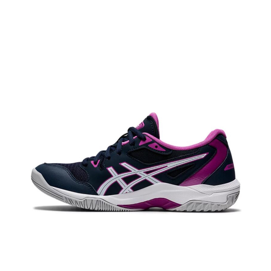 推荐商品：Asics/亚瑟士 Gel-Rocket 10 TRUSSTIC 稳定缓震 透气防滑 合成革 排球鞋 蓝色/白色/紫色