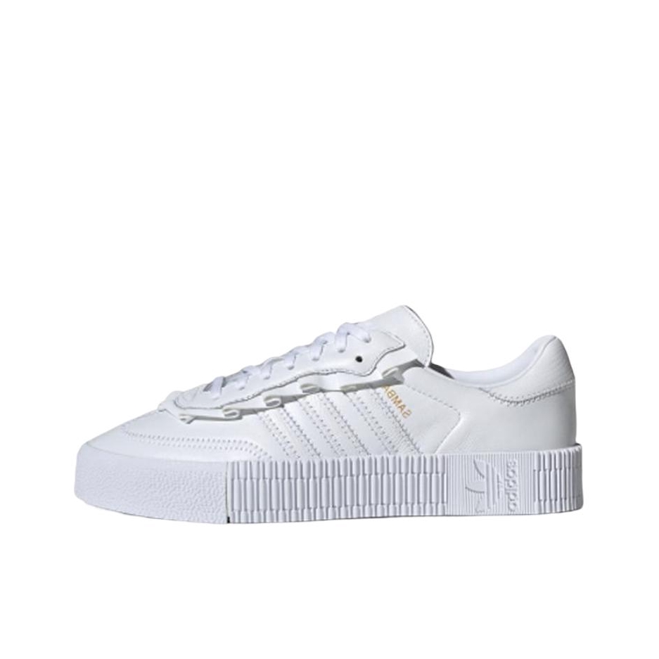 推荐商品：adidas Originals Sambarose 板鞋 防滑耐磨复古运动防水包裹性 White 纯白