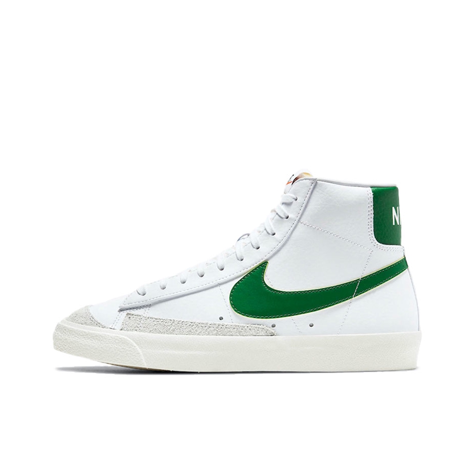 推荐商品：Nike Blazer 板鞋 经典复古防滑舒适百搭 Pine Green 中帮/白色/浅灰/松绿