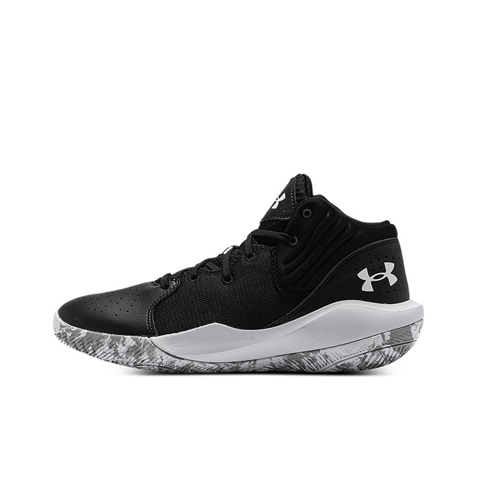 推荐商品：Under Armour/安德玛 Jet '21 减震 防滑耐磨 圆头 实战 篮球鞋 黑色/灰色