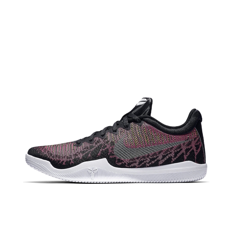 推荐商品：Nike Mamba Rage 支线 复古 防滑耐磨 舒适减震 实战 合成革 织物 包裹性 篮球鞋 Pink Blast 粉黑色