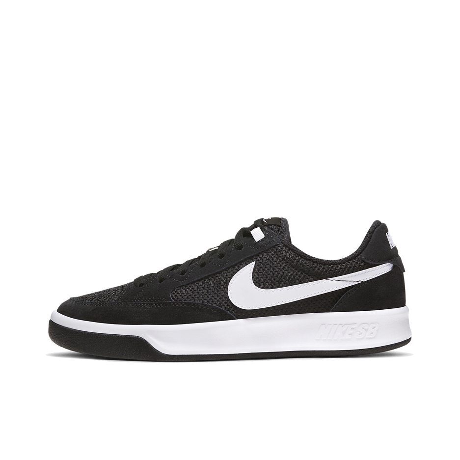 推荐商品：Nike SB Adversary 滑板鞋 板鞋 复古潮流耐磨透气舒适休闲轻便 Black White 黑白
