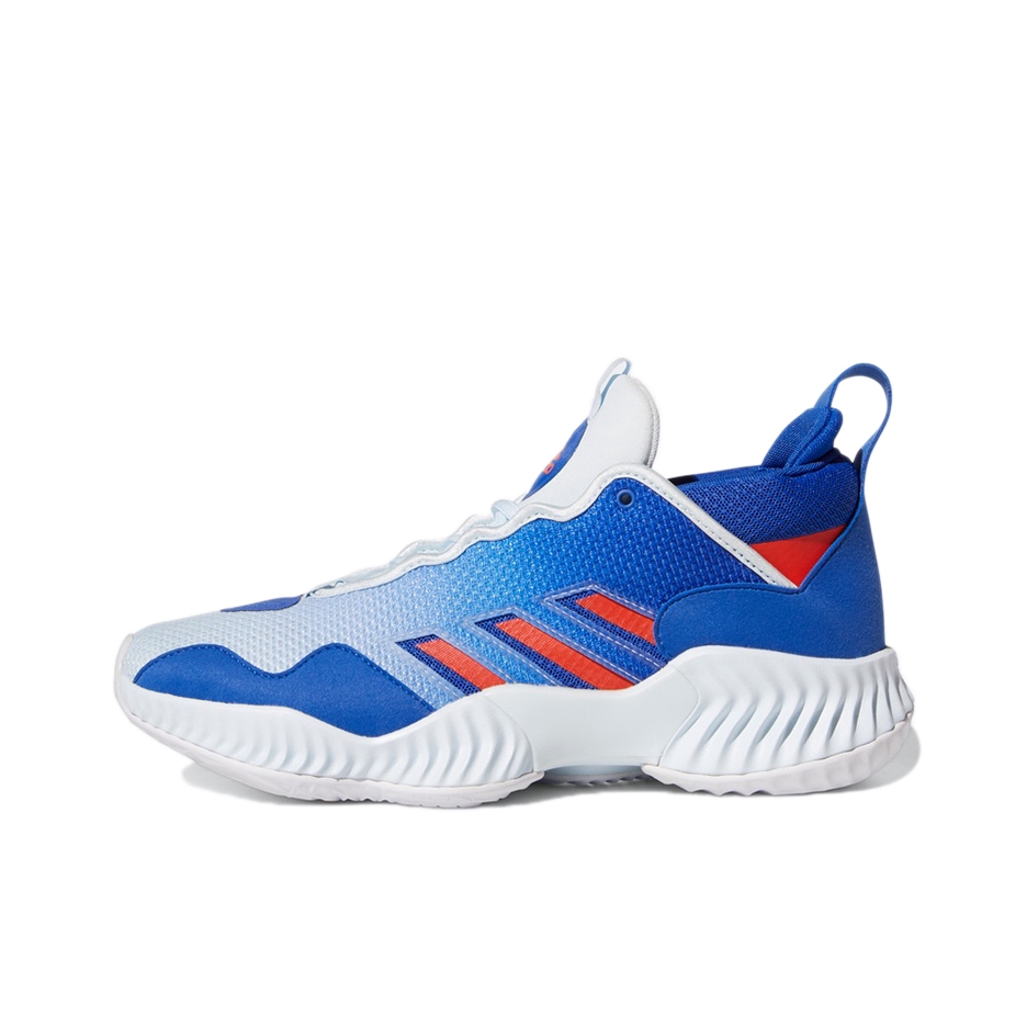 推荐商品：adidas Court Vision 3 篮球鞋 防滑耐磨实战缓震 蓝色/白色/红色