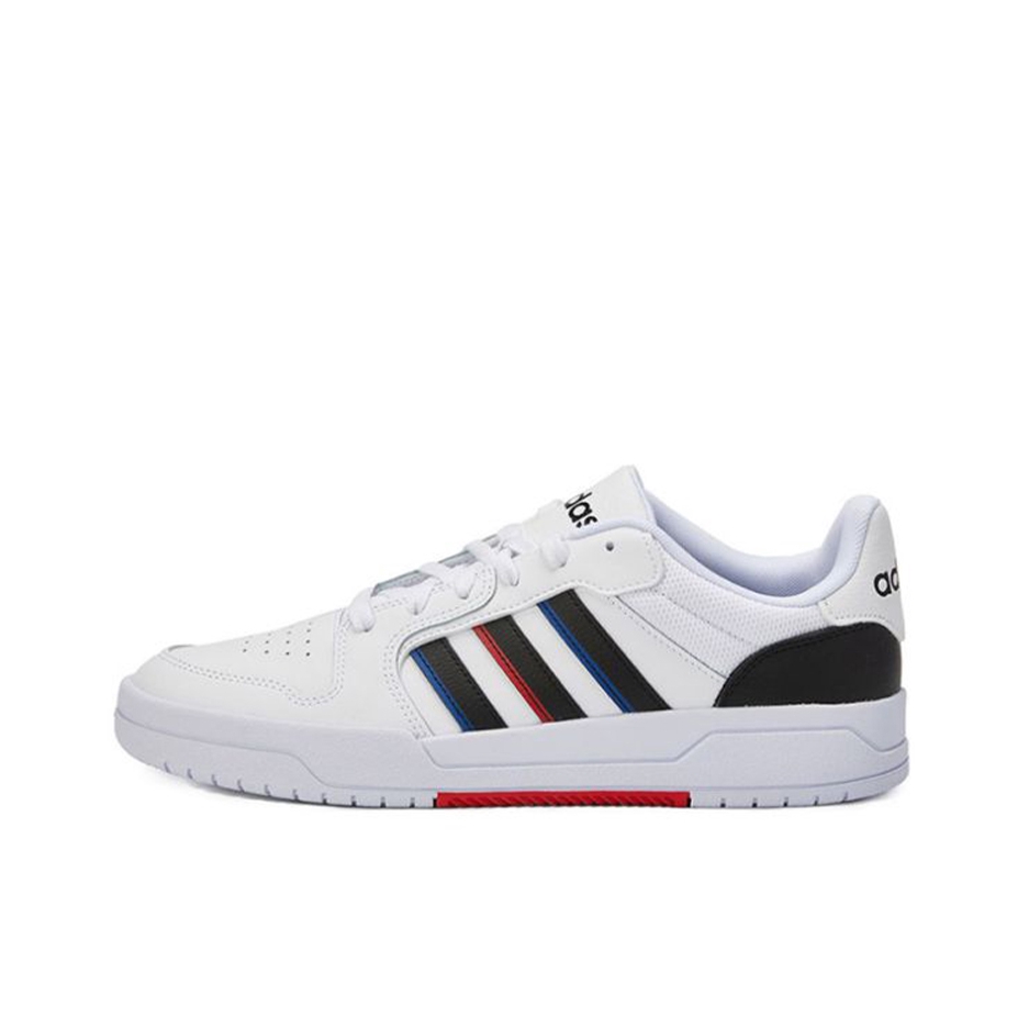 推荐商品：adidas neo Entrap 板鞋 防滑耐磨舒适透气复古防水美式校园风少年感圆头平跟 低帮/白色/黑色/红色