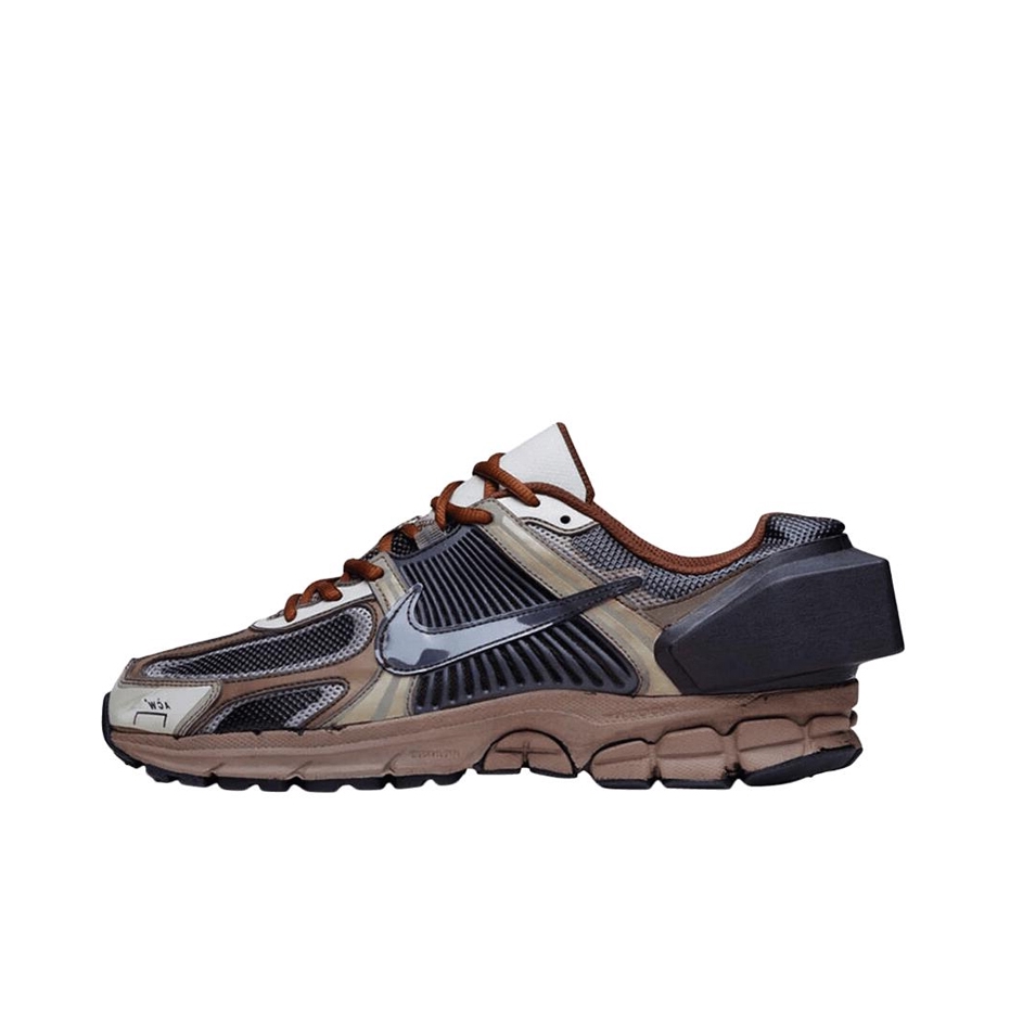 推荐商品：Nike Zoom Vomero 5 跑鞋 舒适缓震网面透气百搭复古支撑训练轻便 Brown A-COLD-WALL*联名/棕色