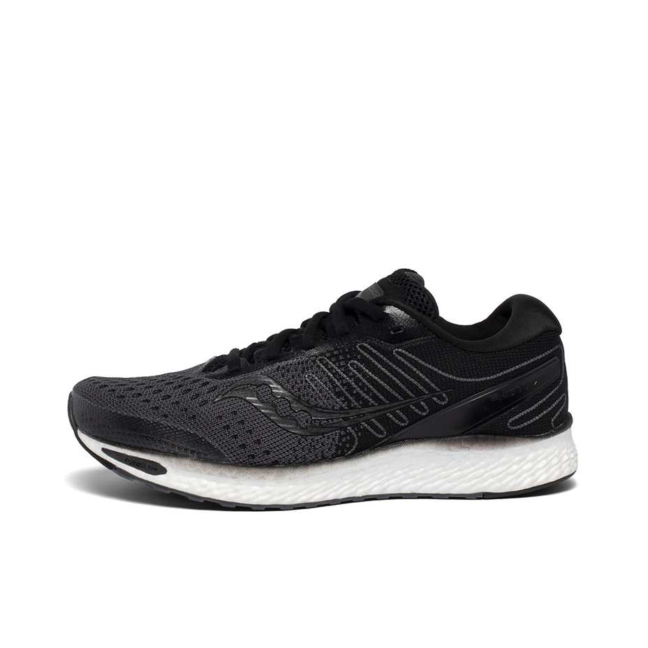 推荐商品：Saucony/索康尼 Freedom 自由 3 缓震 轻便透气 魔术贴 网布 低帮 跑鞋 女款/黑色