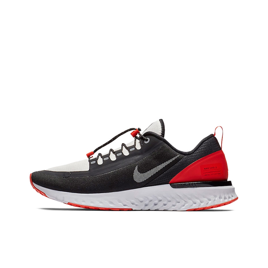 推荐商品：Nike Odyssey React Shield 跑鞋 防滑耐磨舒适透气缓震轻便低帮百搭泡棉 Black/Red 黑红