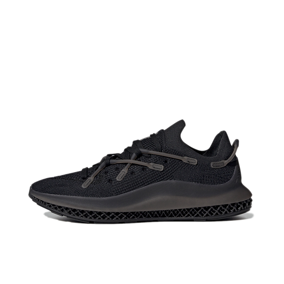 推荐商品：adidas Originals 4D Fusio 轻便透气 缓震 防滑耐磨 织物 运动 跑鞋 纯黑