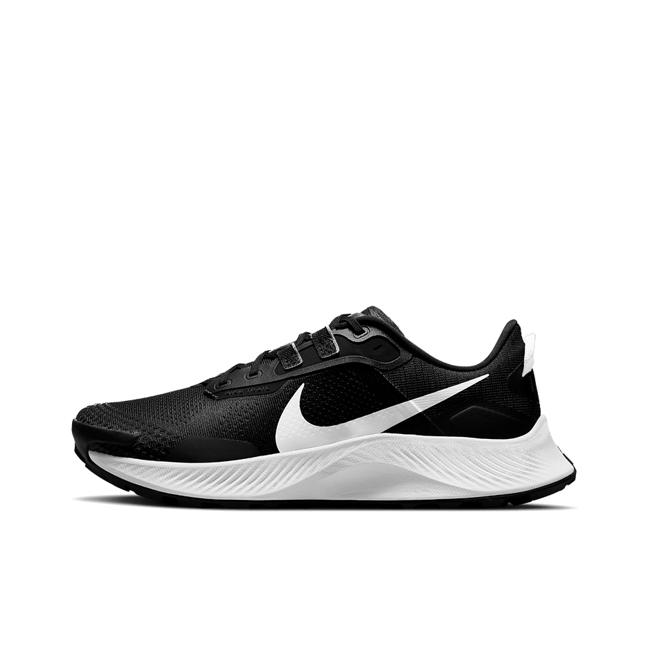 推荐商品：Nike Pegasus Trail 3 跑鞋 减震舒适防滑耐磨轻便透气回弹织物防水支撑圆头 黑色/白色