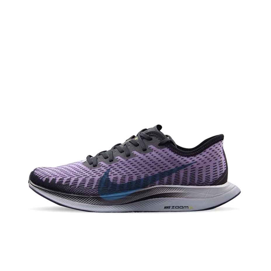 推荐商品：Nike Zoom Pegasus Turbo 2 跑鞋 训练泡棉马拉松缓震轻便防滑耐磨网布透气舒适百搭 Purple/Black/Blue 紫黑蓝