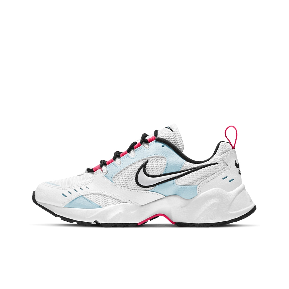 推荐商品：Nike Air Heights 运动休闲鞋 防滑耐磨减震舒适透气复古圆头 白色/蓝色