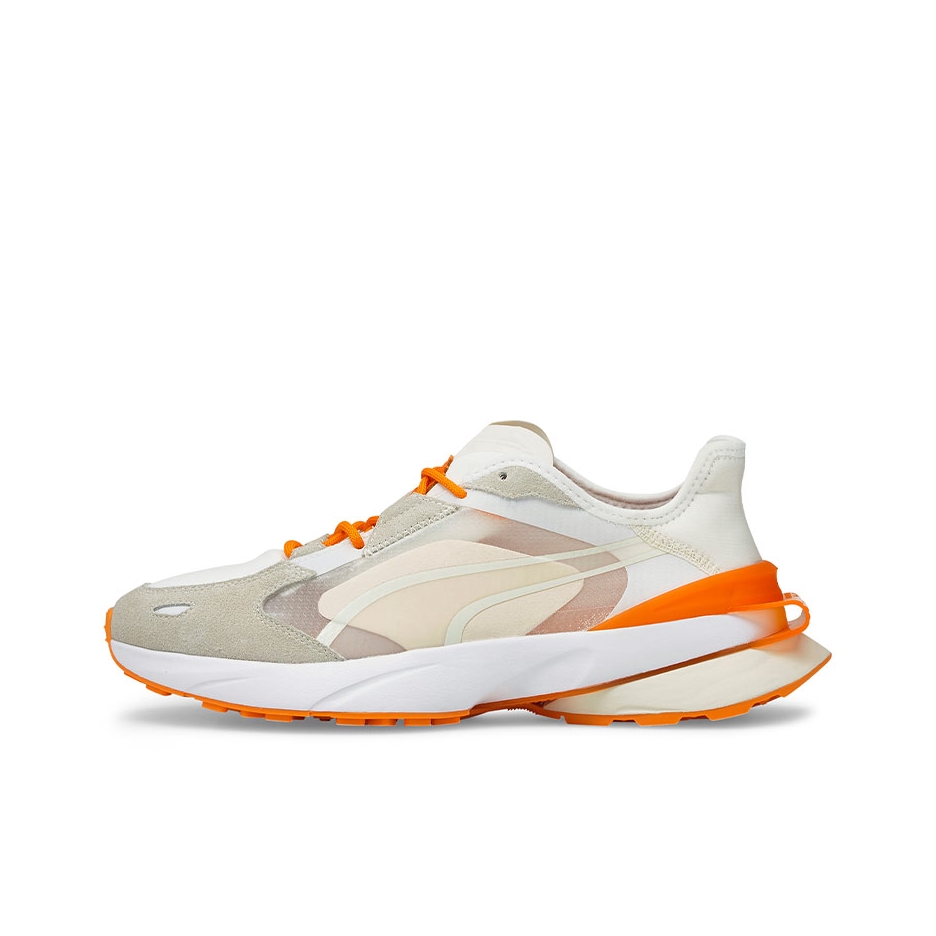 推荐商品：Puma/彪马 RS-2K 运动休闲鞋 潮流百搭复古缓震回弹防滑耐磨网面透气舒适织物 白色/橙色