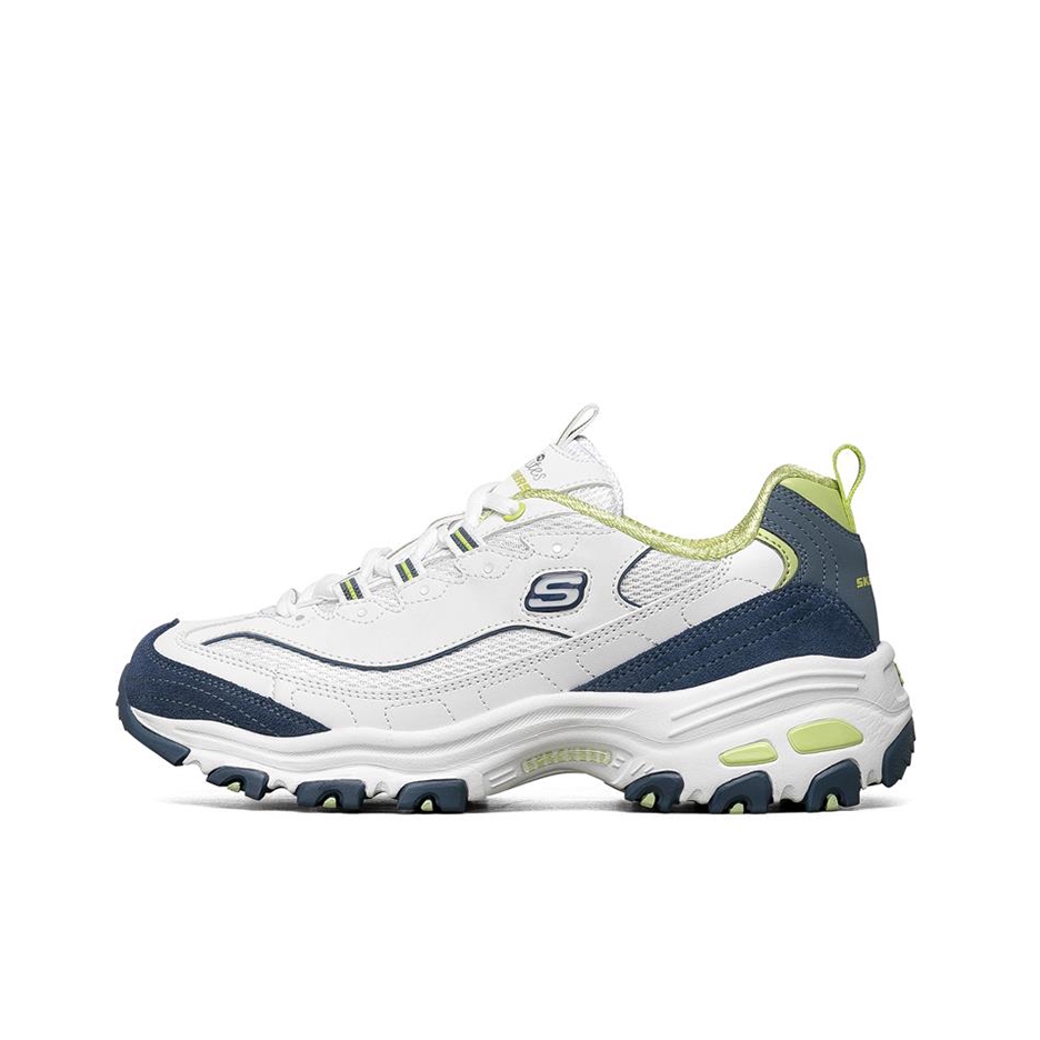 推荐商品：Skechers/斯凯奇 D'Lites 1.0 奶茶熊 熊猫鞋 老爹鞋 闪穿鞋 厚底增高复古缓震百搭 女款/蓝色/白色/绿色