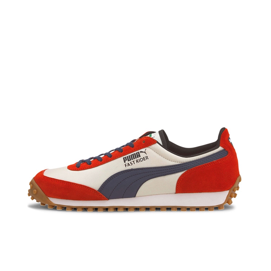 推荐商品：Puma/彪马 Fast Rider 轻便舒适 减震透气 防滑耐磨 复古 运动休闲鞋 红色/藏蓝