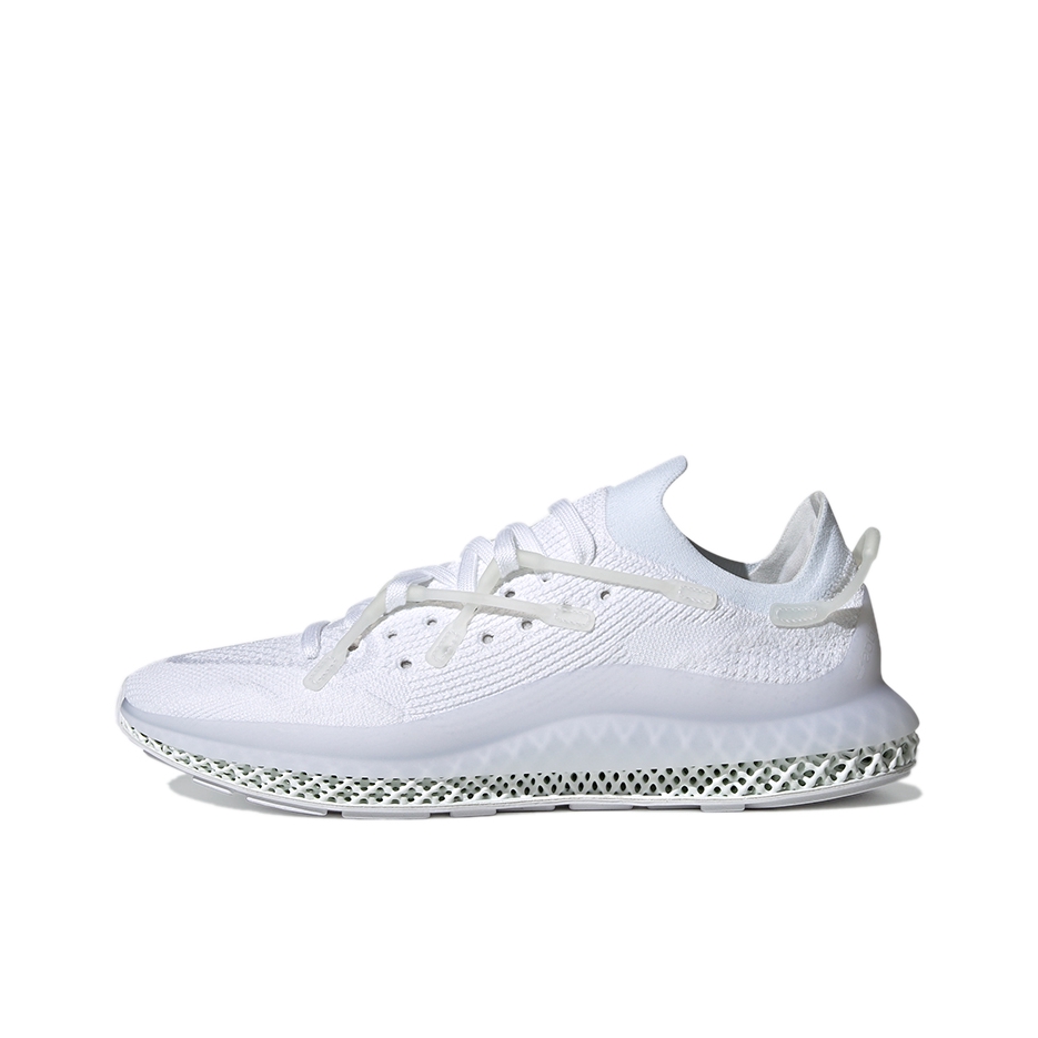 推荐商品：adidas Originals 4D Fusio 轻便透气 缓震 防滑耐磨 织物 运动 跑鞋 白色