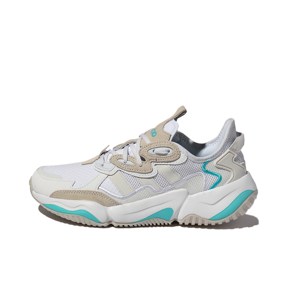推荐商品：adidas NEO Nitrocharge 舒适耐磨 轻便透气 缓震 复古 休闲鞋  白色/灰色/蓝色