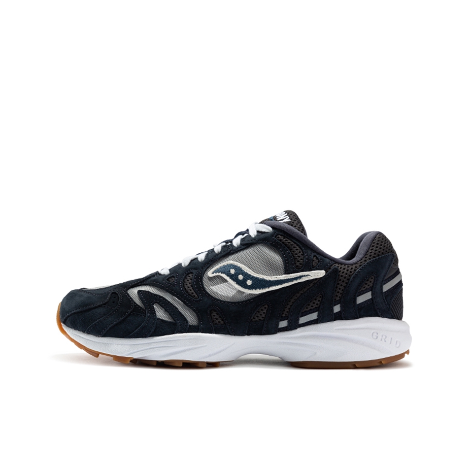 推荐商品：Saucony/索康尼 Grid Azura 2000 减震耐磨 透气 轻便回弹 复古 织物 跑鞋 深蓝