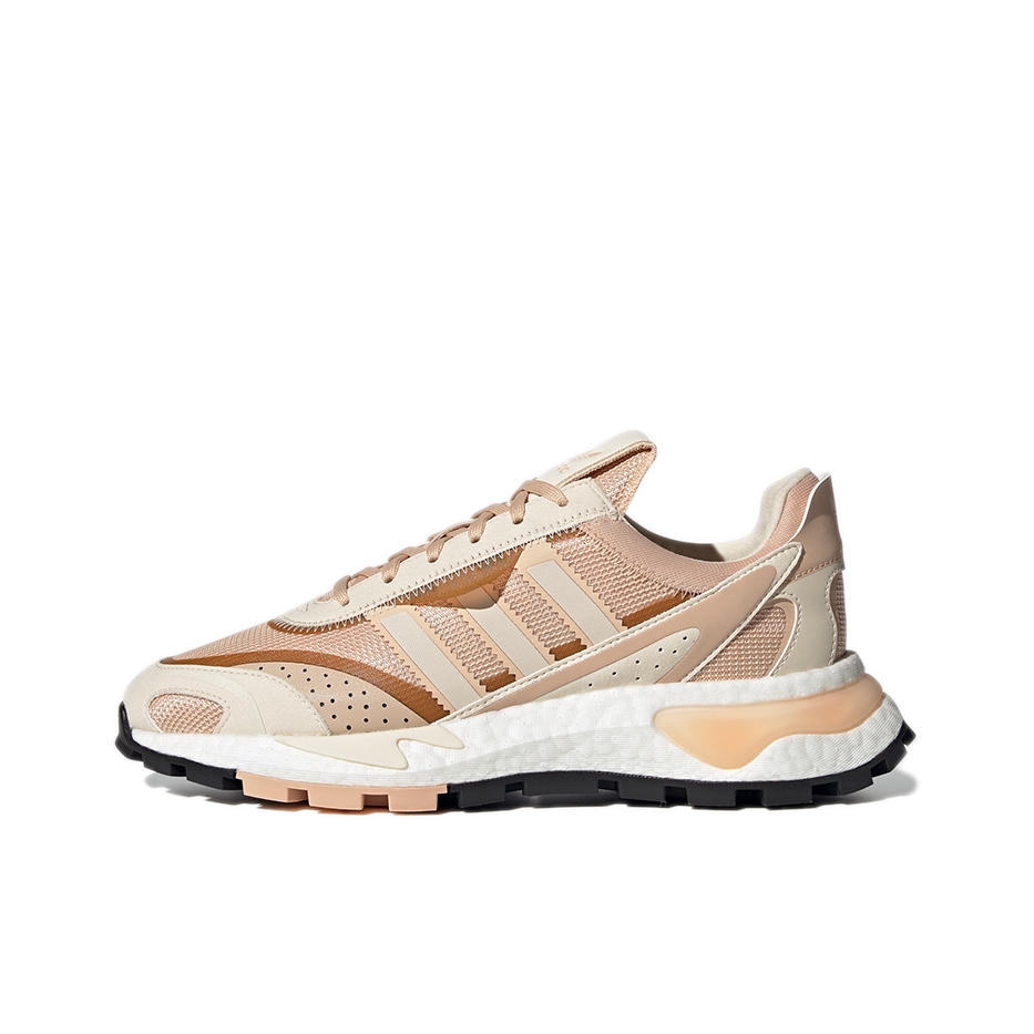 推荐商品：adidas Originals Retropy P9 防滑耐磨 轻便透气 舒适减震 复古 休闲鞋 浅粉/米色/棕色
