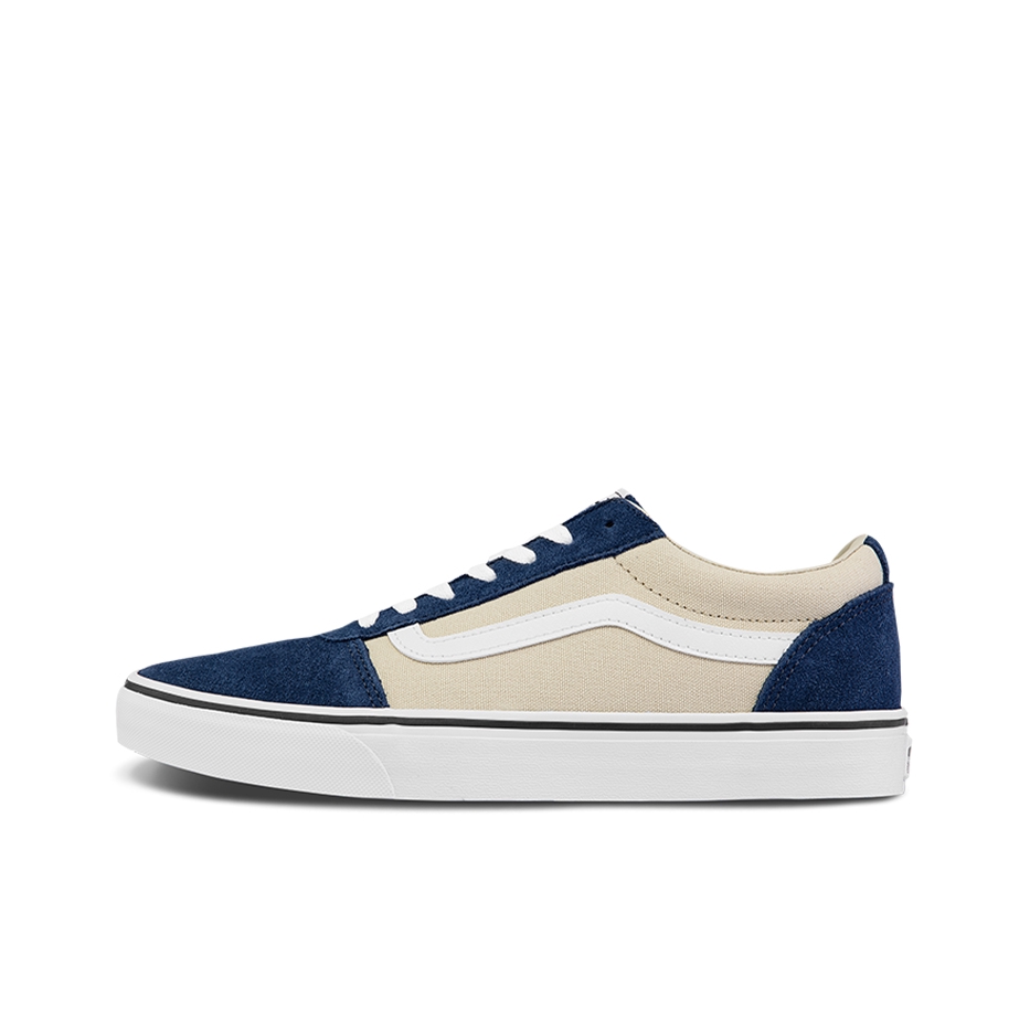 推荐商品：Vans/范斯 Ward 板鞋 滑板鞋 棋盘格潮流复古拼接舒适休闲美式街头风轻质 蓝棕