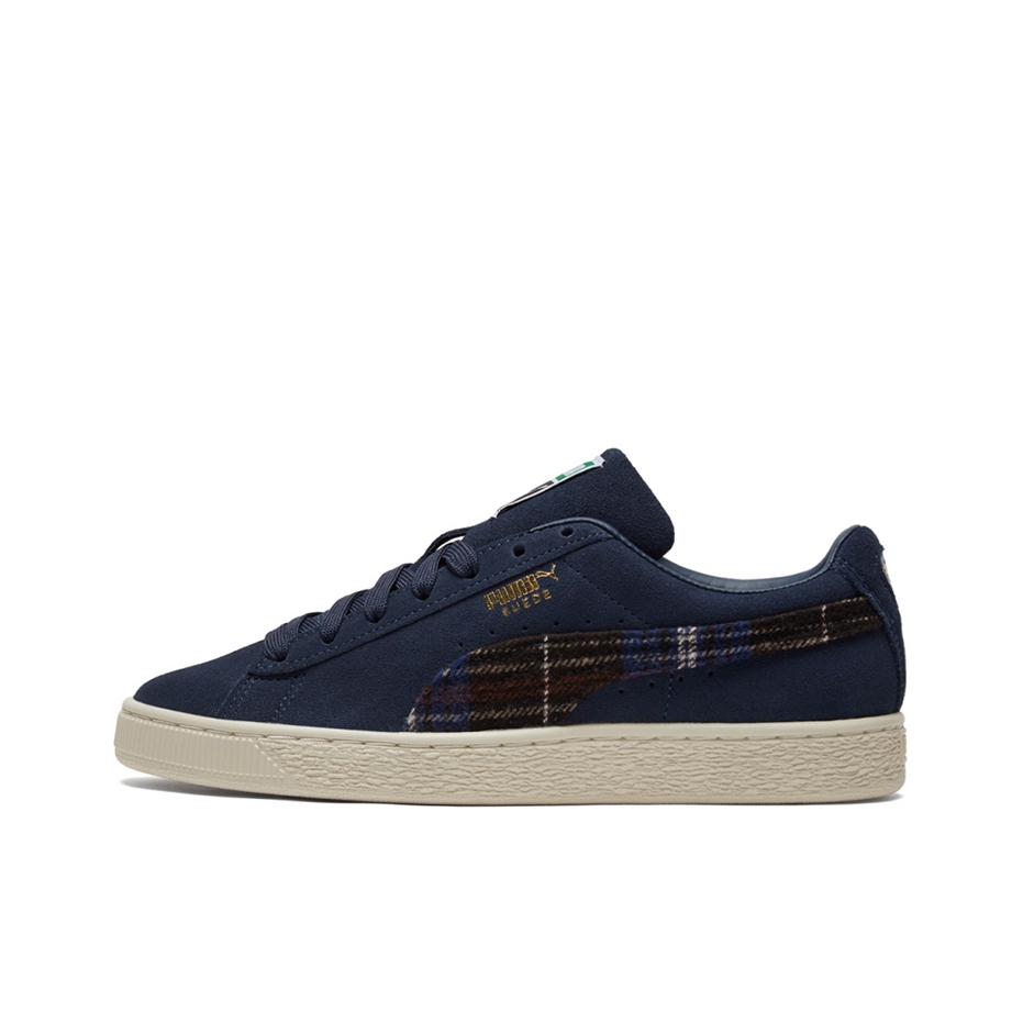 推荐商品：Puma/彪马 Suede Flannel 舒适 耐磨 板鞋 蓝色/米白色