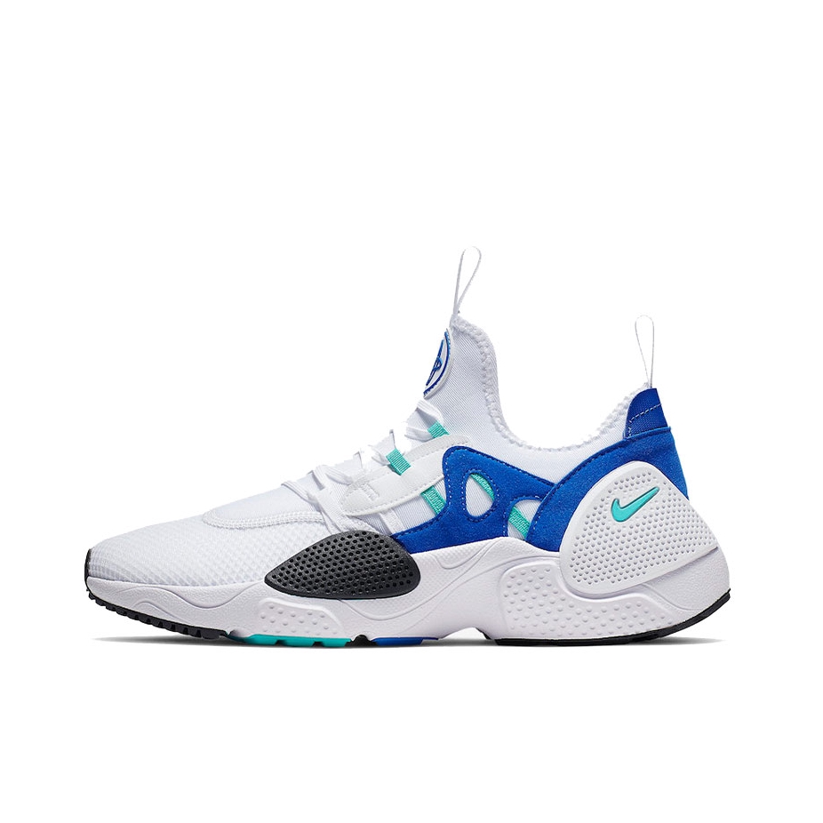 推荐商品：Nike Huarache E.D.G.E. TXT 运动休闲鞋 耐磨防滑舒适轻便网布透气时尚 White/Game Blue 白色/宝蓝