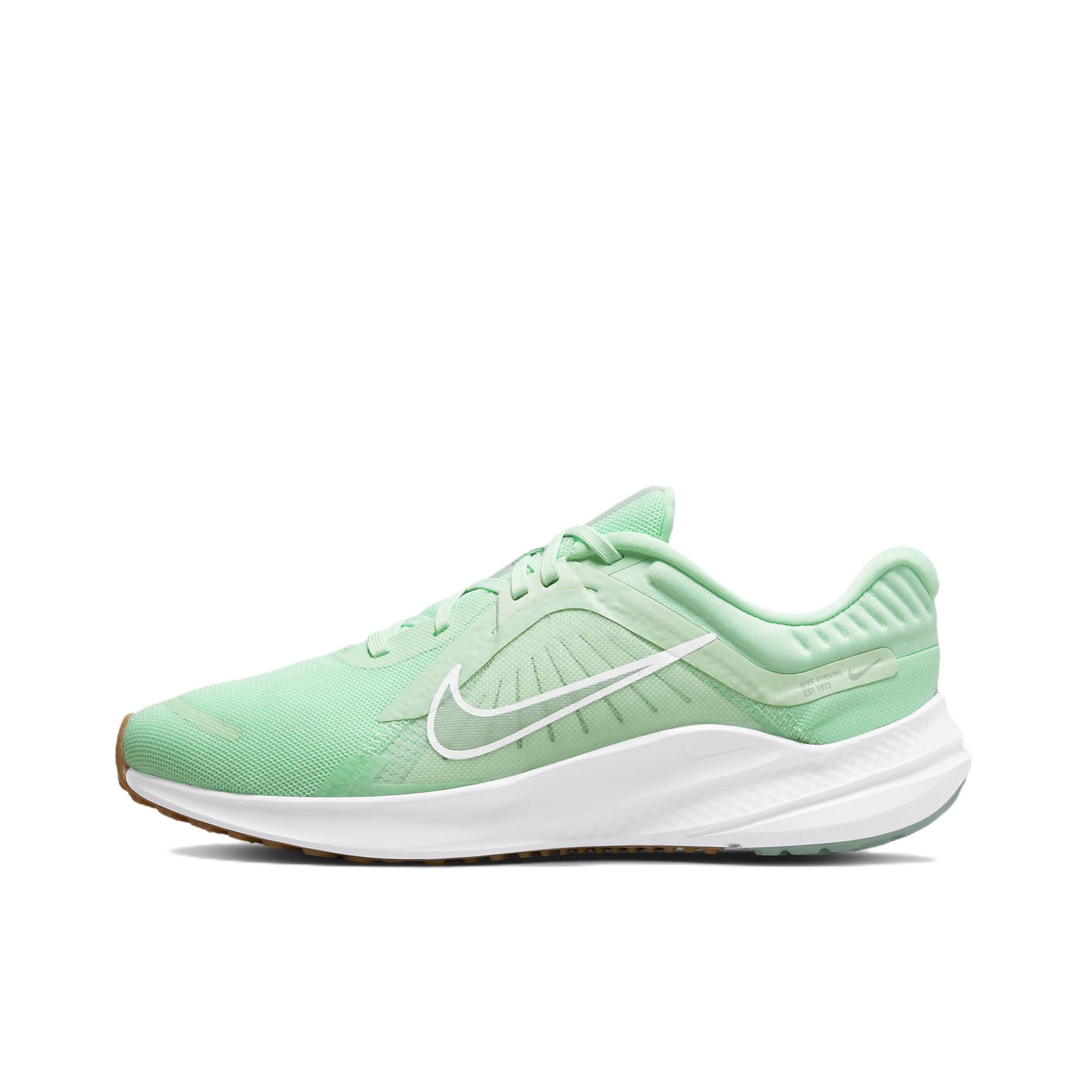 推荐商品：Nike Quest 5 跑鞋 缓震防滑耐磨支撑轻便透气轻质运动训练 薄荷绿