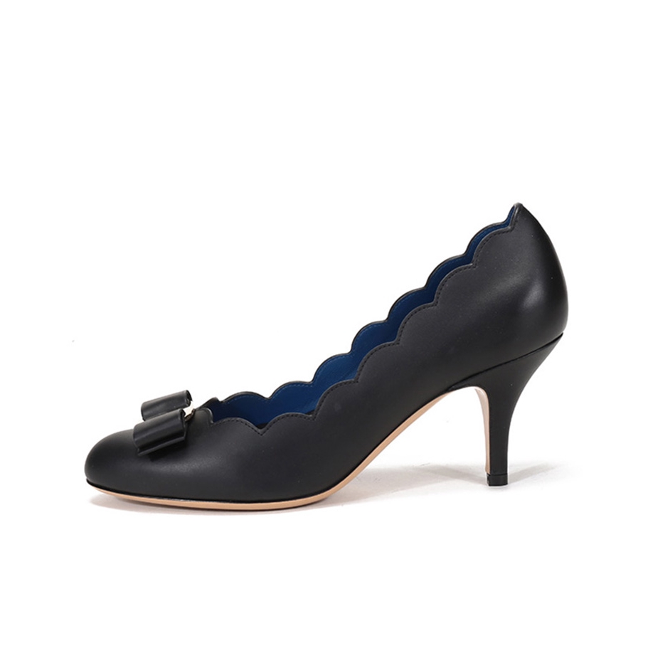 Salvatore Ferragamo 牛皮蝴蝶结 高跟鞋 0733813