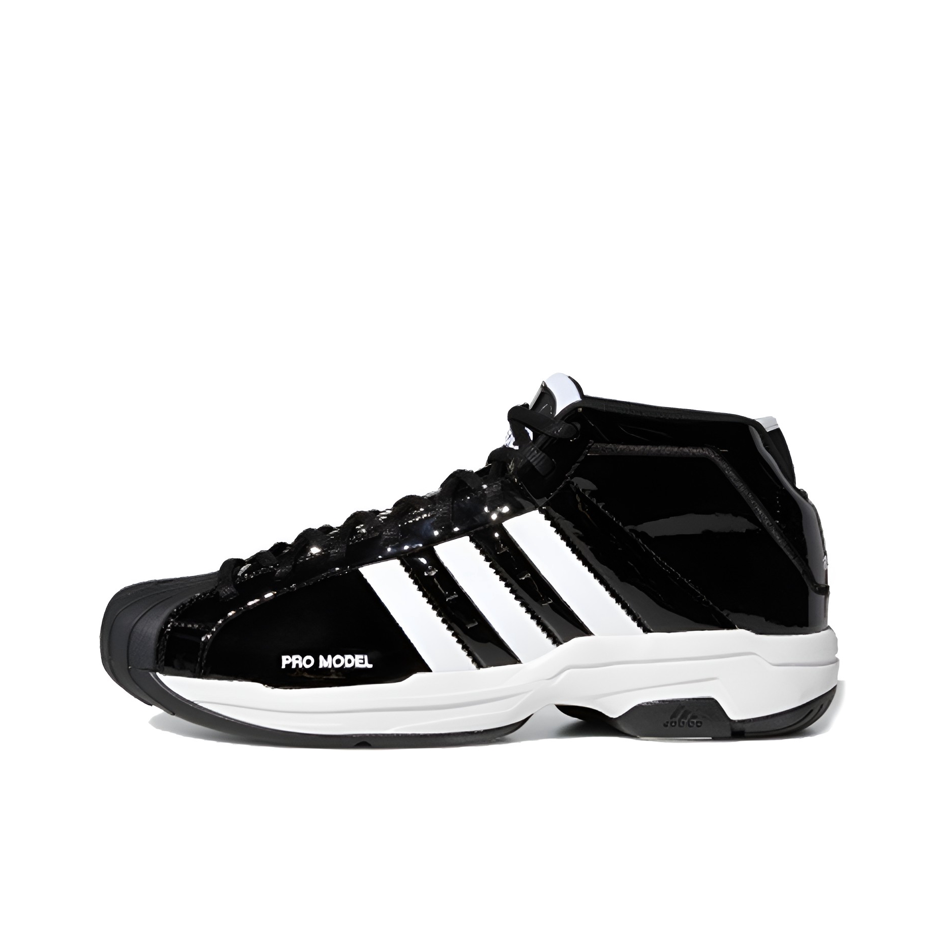 推荐商品：adidas Pro Model 2G 篮球鞋 实战训练减震防滑耐磨 Black/White 黑白