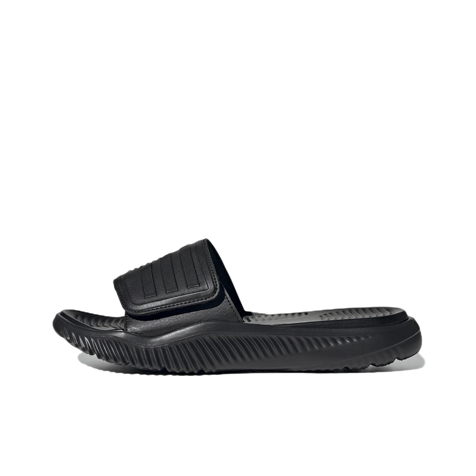 推荐商品：adidas Alphabounce Slide 2.0 防滑耐磨 舒适透气 魔术贴 沙滩 拖鞋 黑色