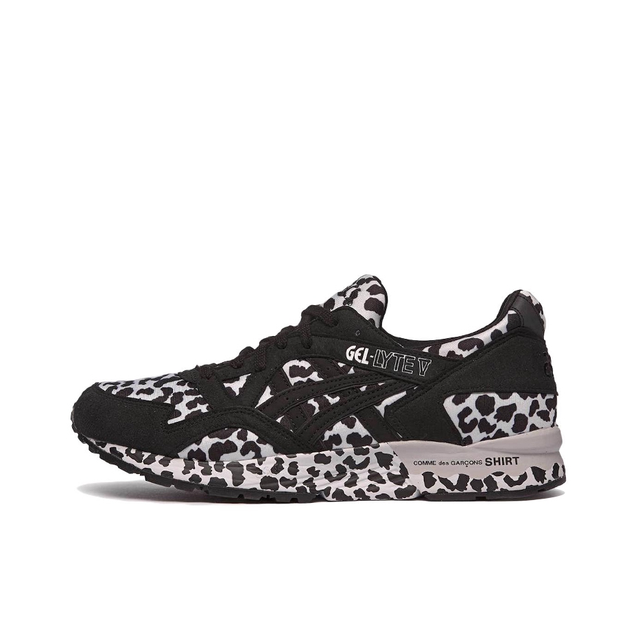 推荐商品：Asics/亚瑟士 Gel-Lyte V 跑鞋 减震回弹耐磨防滑舒适透气百搭时尚复古织物低帮 CDG联名/黑色/白色/斑马纹