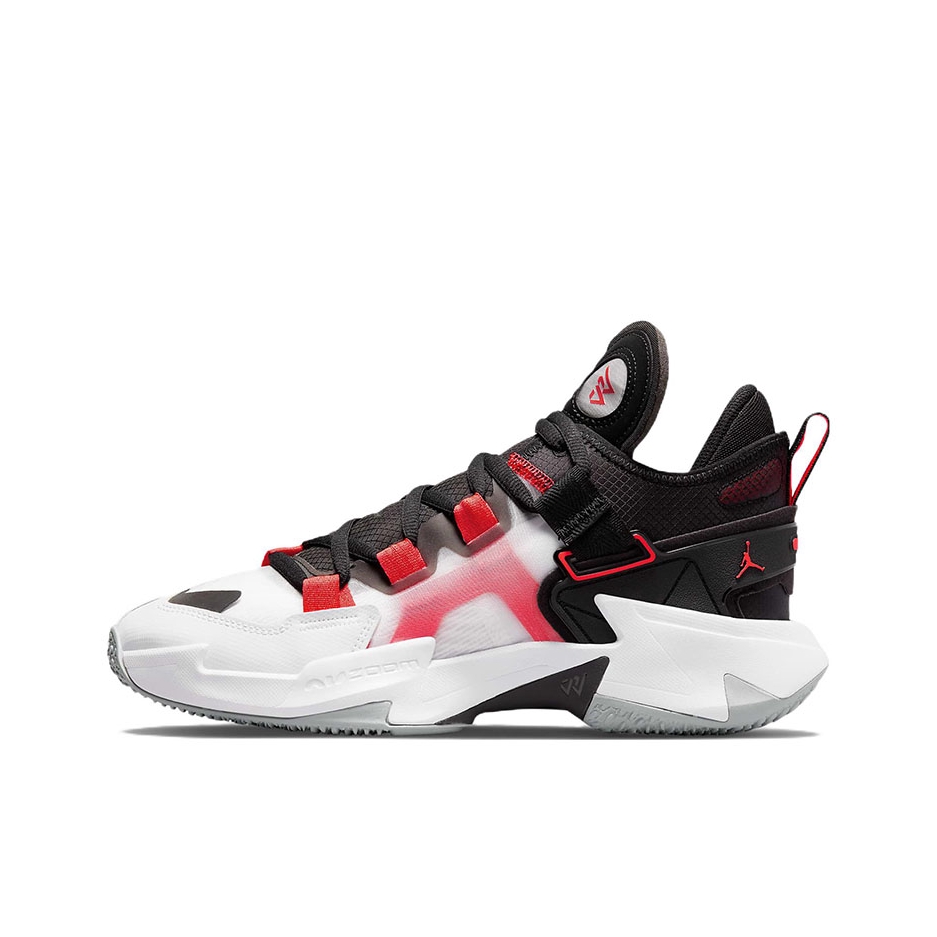 推荐商品：Jordan Why Not Zer0.5 威少5代 合成革 减震支撑 包裹性 篮球鞋 白色/灰色