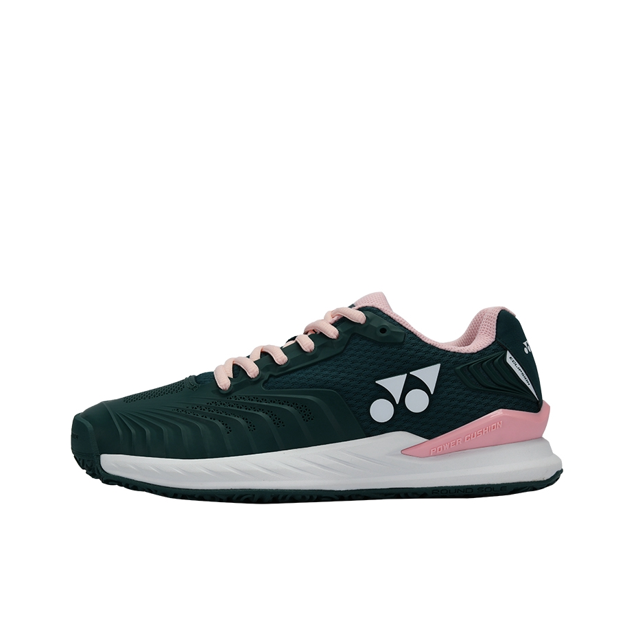 推荐商品：YONEX/尤尼克斯 Power Cushion Eclipsion 4 减震回弹 舒适透气 抗冲击 防滑耐磨 网球鞋 铁锈绿