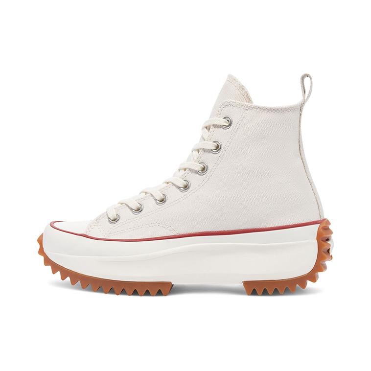 推荐商品：Converse/匡威 Run Star Hike 厚底 防滑 松糕鞋 增高鞋 运动休闲鞋 奶油色/生胶底