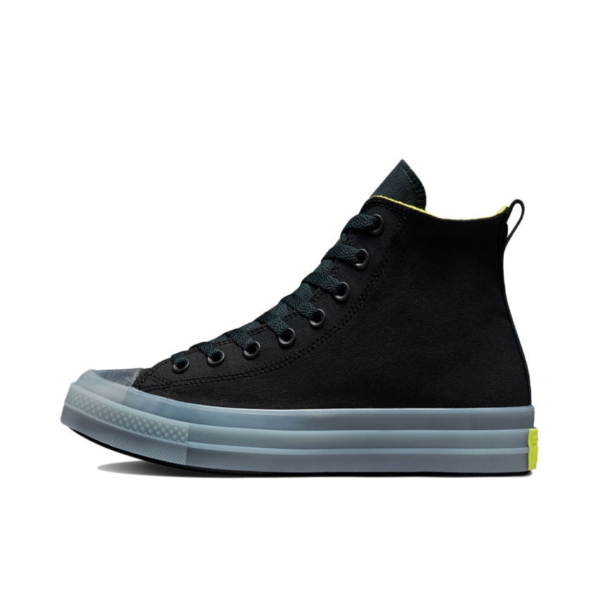 推荐商品：Converse/匡威 Chuck Taylor All Star 帆布鞋 常青款轻便防滑耐磨百搭复古圆头减震贴合高帮 高帮/蓝色/黑色