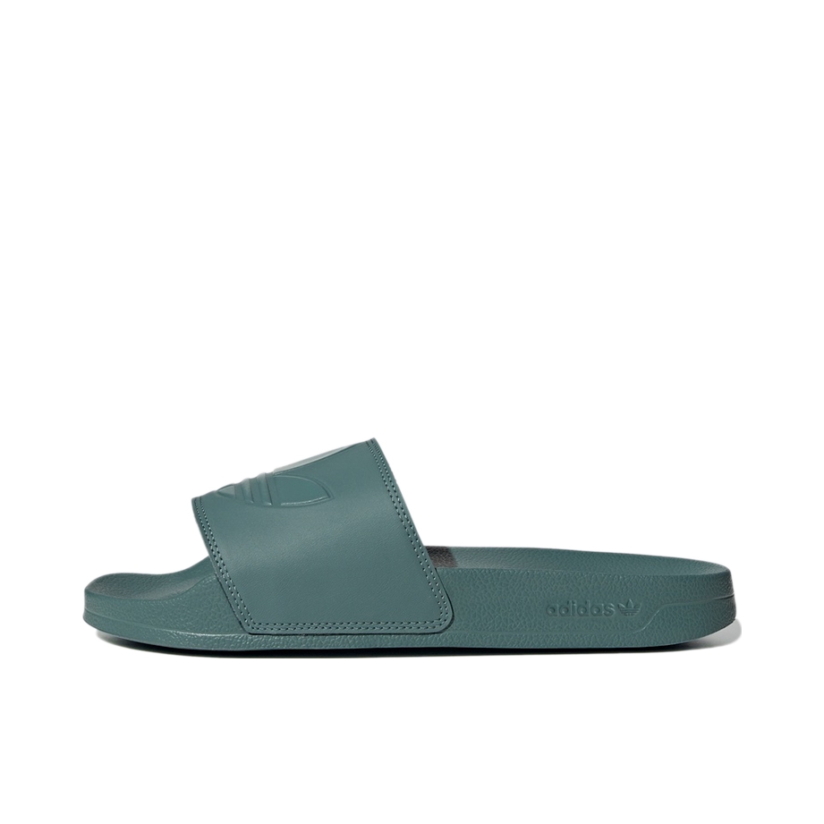 推荐商品：adidas Originals Adilette Lite 时尚舒适 休闲运动 外穿沙滩 一字 防滑耐磨 拖鞋 湖绿