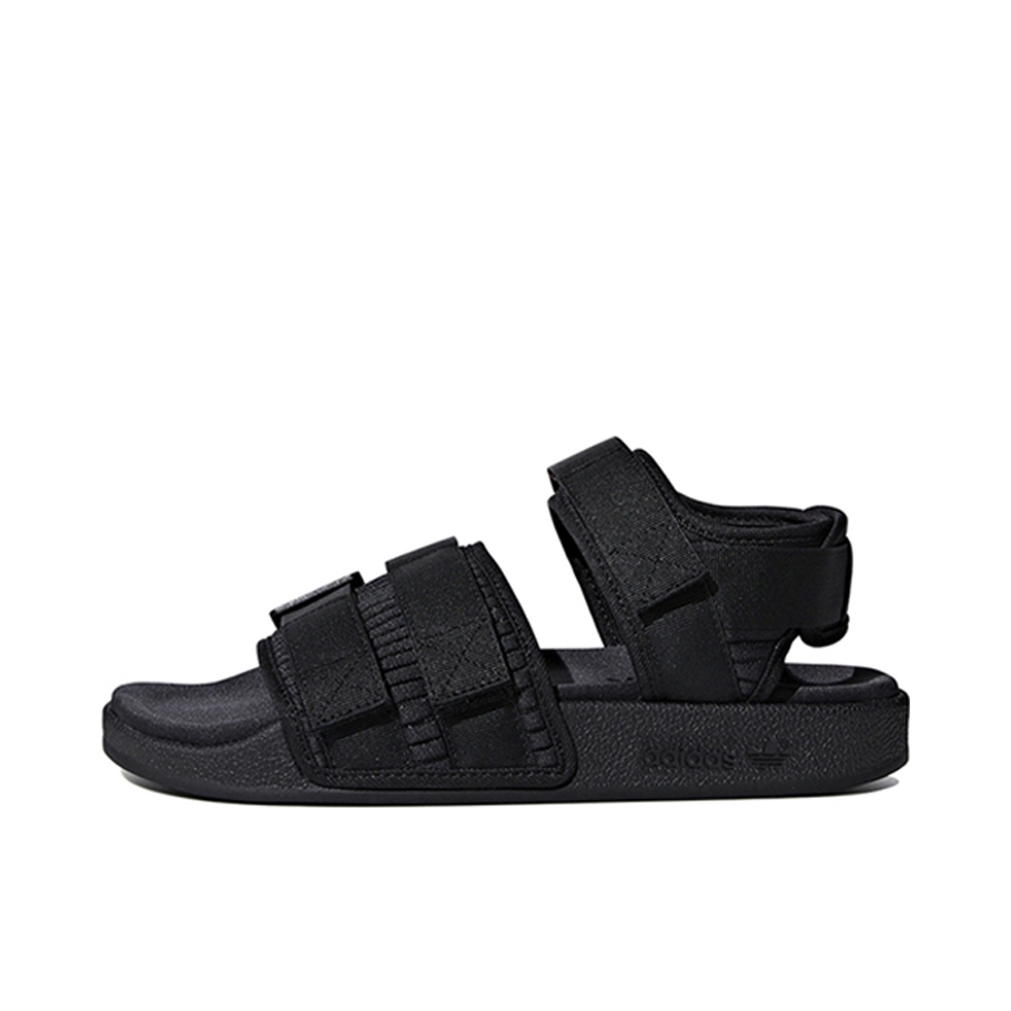 推荐商品：adidas Adilette Sandal 2.0 凉鞋 防滑耐磨轻便透气运动沙滩舒适休闲魔术贴 Black 黑武士