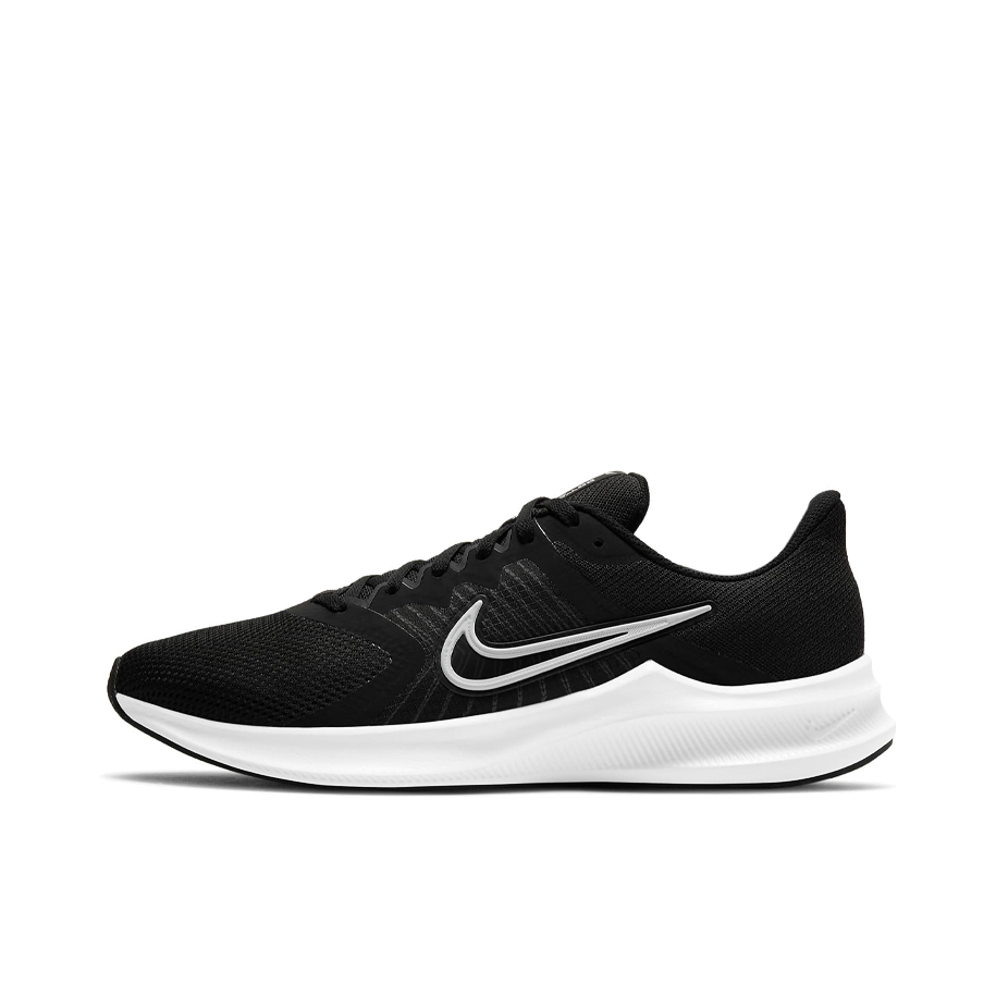 推荐商品：Nike Downshifter 11 跑鞋 网面透气休闲防滑缓震耐磨健身训练运动包裹性 黑色/白色