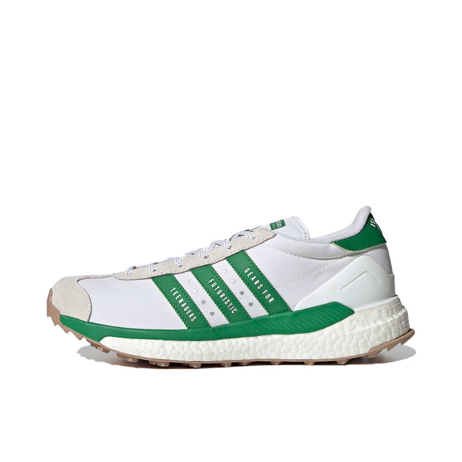 推荐商品：adidas Originals Country OG T头鞋 德训鞋 运动休闲鞋 防滑耐磨舒适轻便百搭简约时尚复古风 Human Made联名/白色/绿色