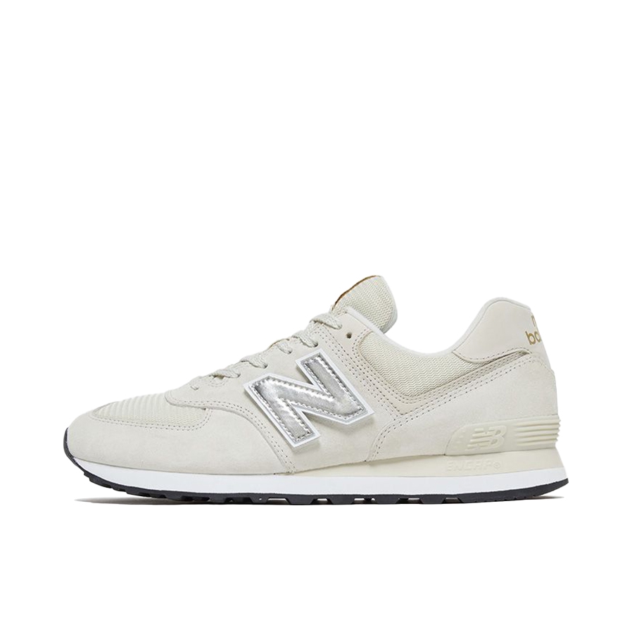 推荐商品：New Balance 574 运动休闲鞋 阿甘鞋 经典复古防滑耐磨缓震舒适透气时尚百搭轻便 米灰
