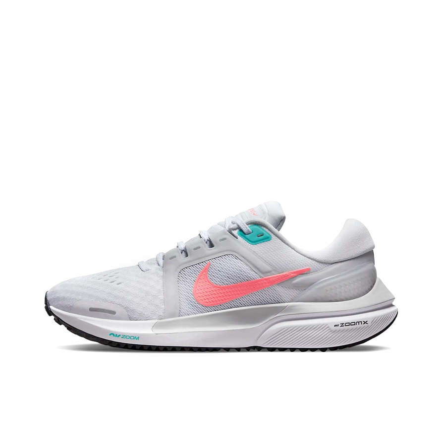 推荐商品：Nike Air Zoom Vomero 16 premium 跑鞋 碳板泡绵减震耐磨轻便透气舒适气垫回弹圆头 白色/粉色