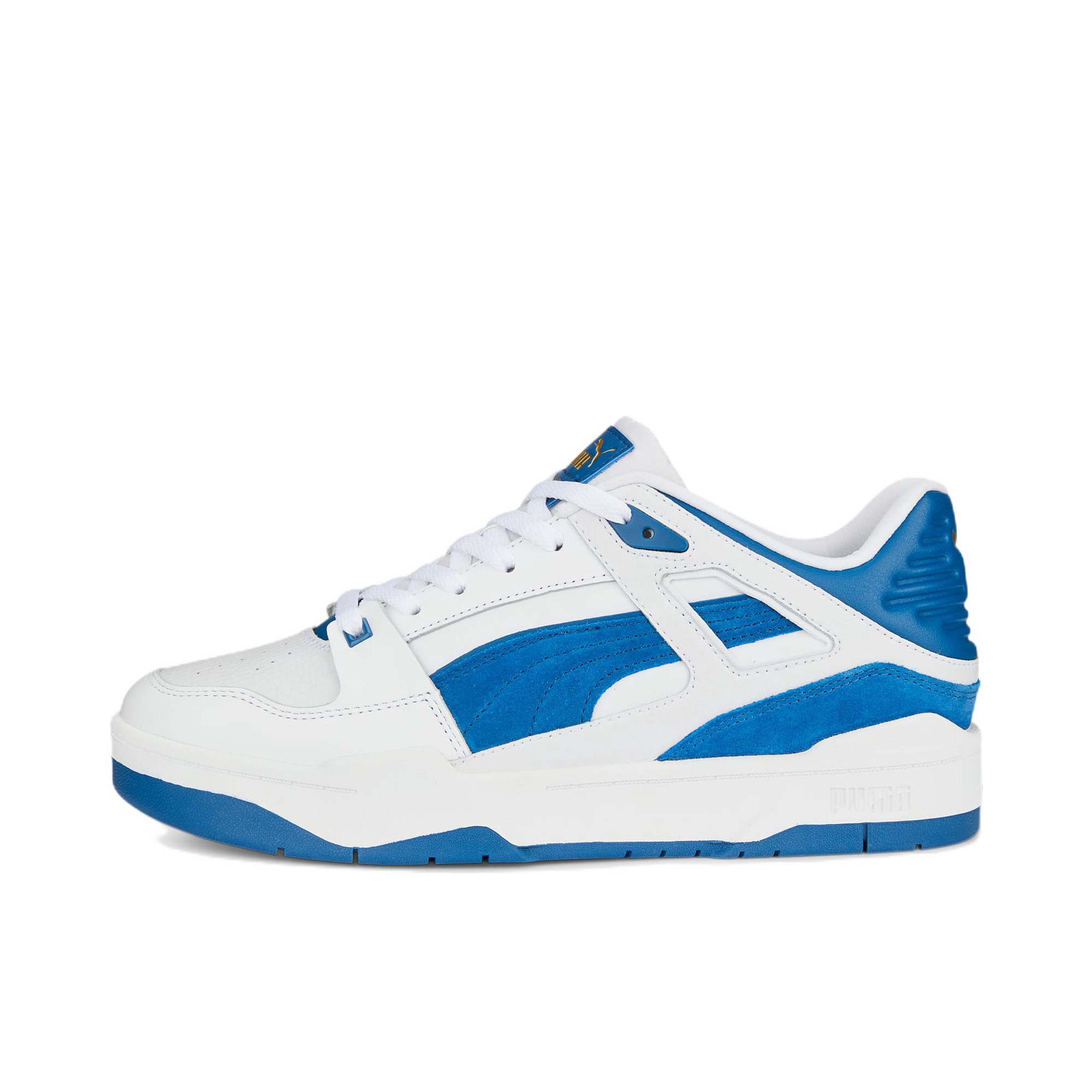 推荐商品：Puma/彪马 Slipstream 板鞋 厚底复古防滑耐磨轻便透气 白色/蓝色
