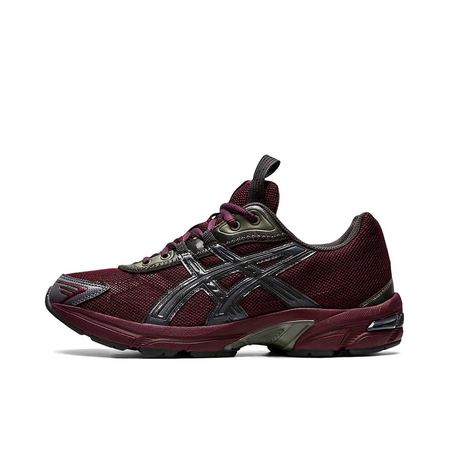推荐商品：Asics/亚瑟士 Gel-1130 跑鞋 防滑耐磨缓震抓地织物网布透气复古马拉松短跑贴合圆头千禧风 暗红