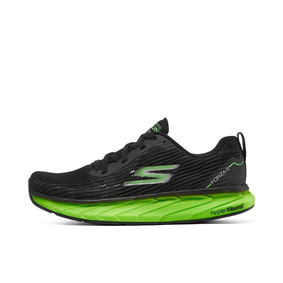推荐商品：Skechers/斯凯奇 Go Run Forza 5 防滑 轻便透气 织物 跑鞋 黑色/柠檬绿