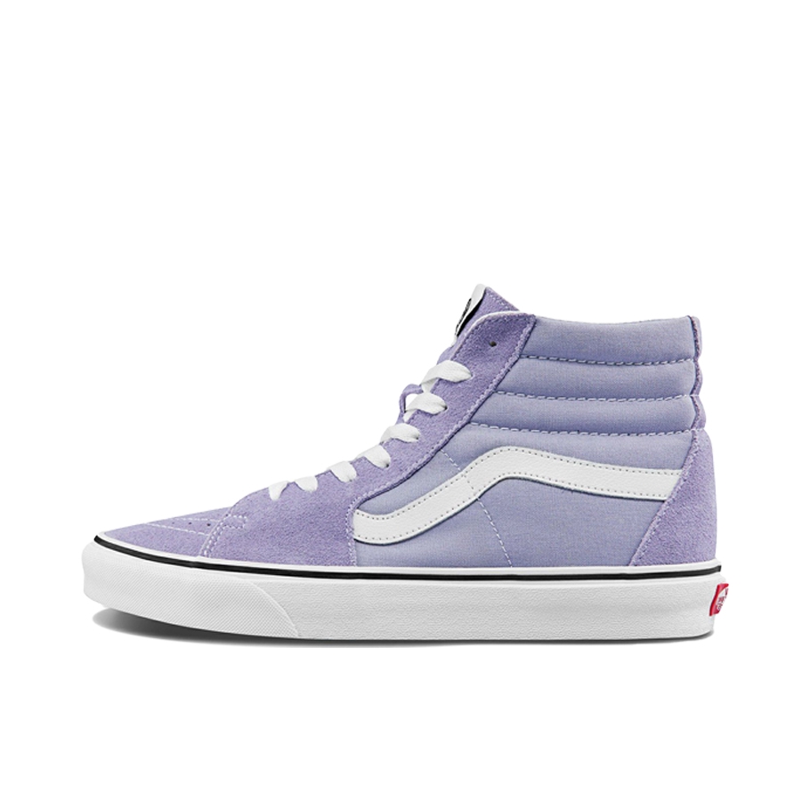 推荐商品：Vans/范斯 SK8-Hi 板鞋 潮流经典拼接复古街头厚底 薰衣草紫Hi
